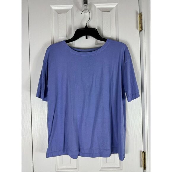 J Jill Womens Luxe Supima Elbow Short Sleeve Tee Size Small - Picture 1 of 4